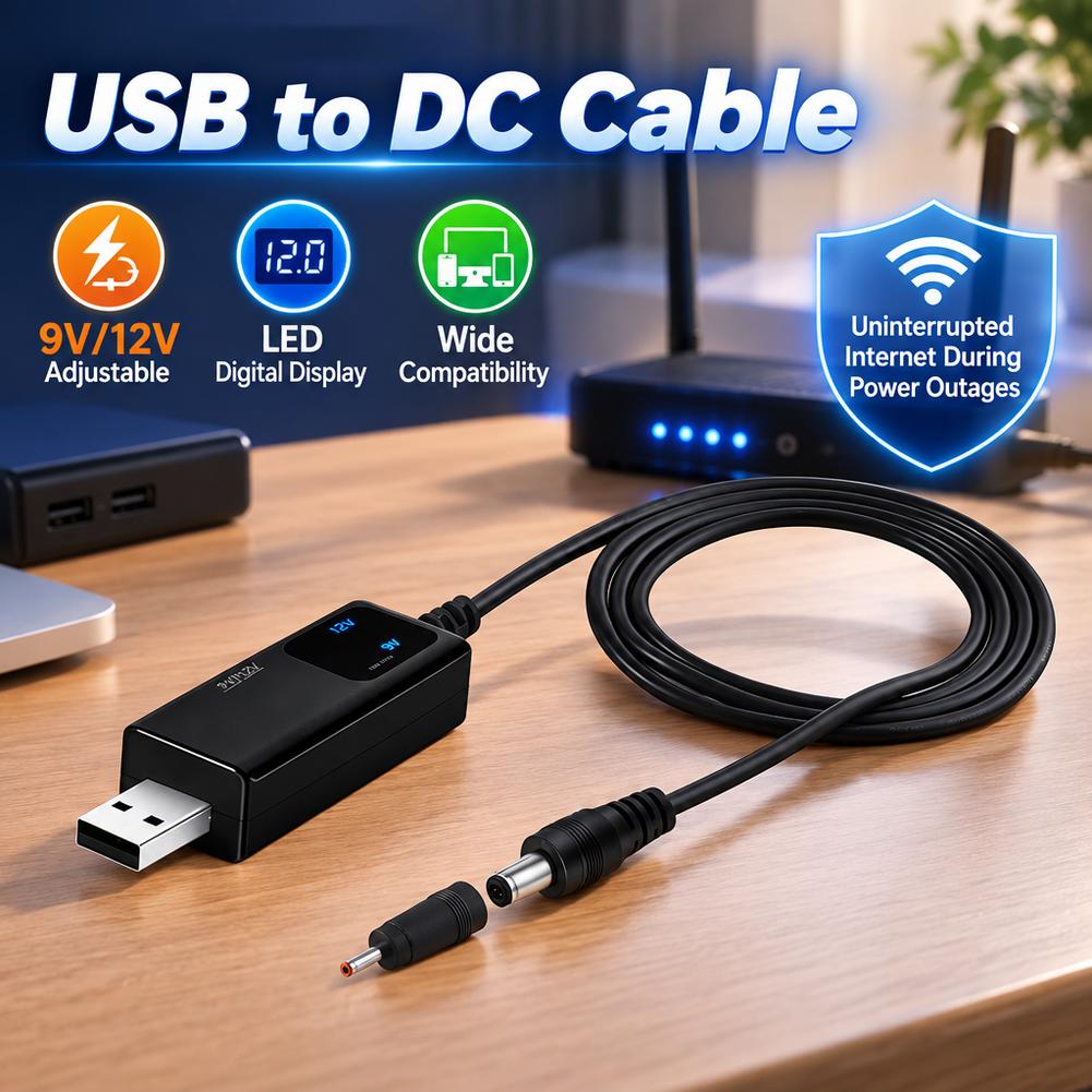 Access Control Power Supply 12V 5A - USB Boost Kabel 5V naar 9V