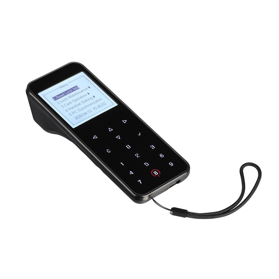 Hotel Lock Card System - Smart Rfid-kaart Hotelslot Draagbare LCD-handset Programmering