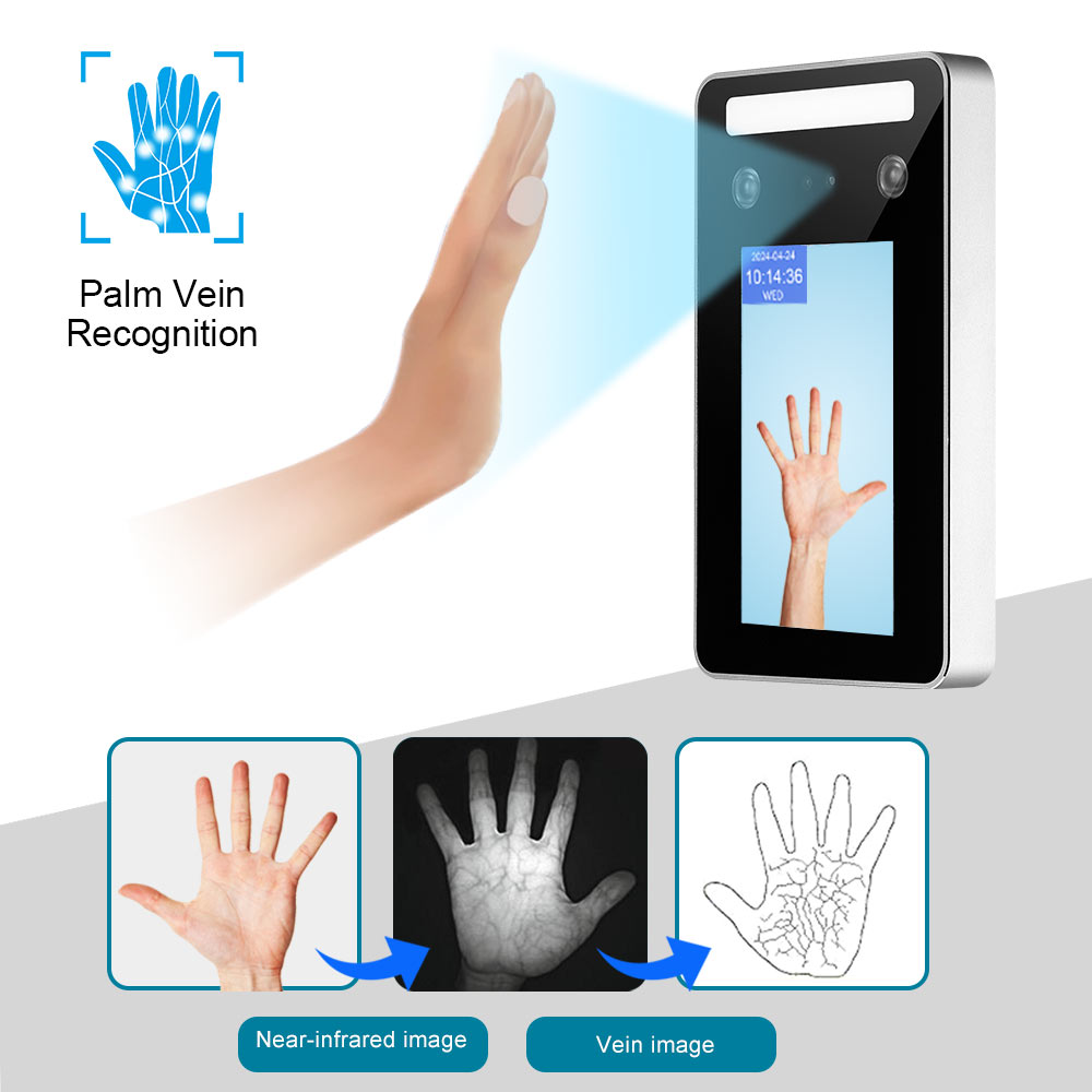 Face Recognition Access Control Terminal - 2026 5 inch AI gezichtsherkenning toegangscontrole-