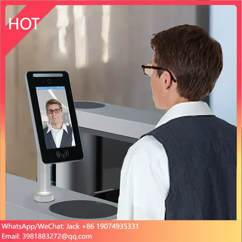 Face Recognition Access Control Terminal - 7 inch gezichtsherkenningsterminal Gezichtstoegangscontrole met aanwezigheidscontrole