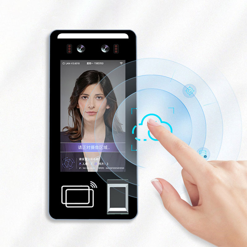 Face Recognition Access Control Terminal - 5-inch gezichtsherkenning aanwezigheidsregistratieapparaat toegangscontrolesysteem geïntegreerde machine