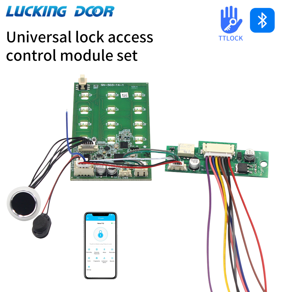 Fingerprint Access Control Door - TTLOCK Vingerafdruk Toegangscontrole Schakelaar Module RFID