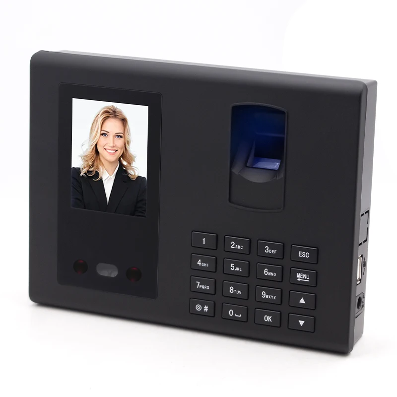 Biometric Time Attendance Machine - Prikklok Aanwezigheidsmachine U Disc Recorder Werknemer
