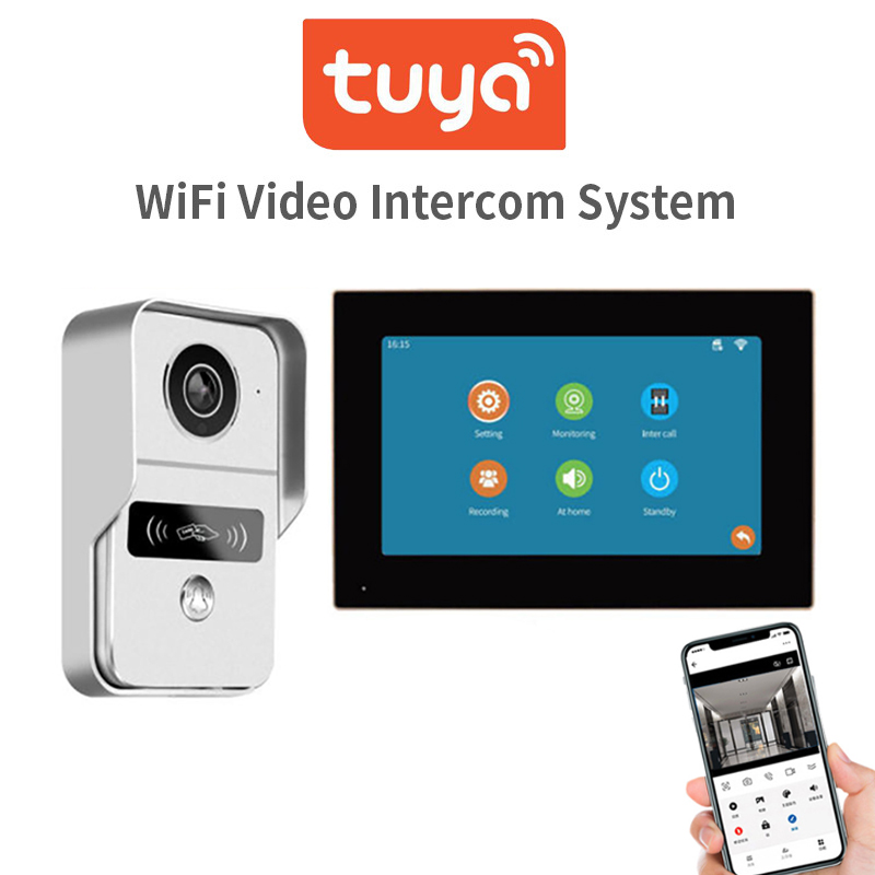 Access Control System Rfid Kit - Tuya 1080P Wifi Video Deurbel 7/10