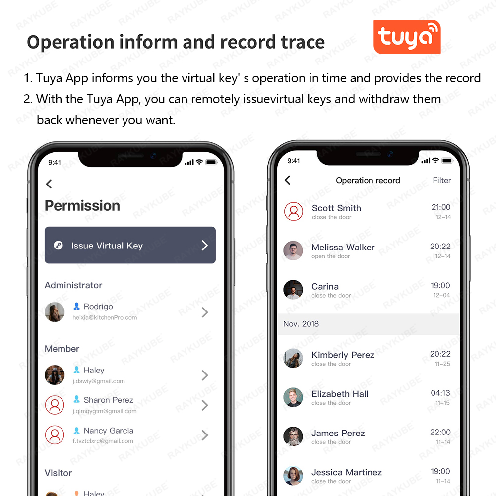 RAYKUBE A1 Pro Tuya BEL Smart  - Fingerprint Access Control Door recensie en prijs