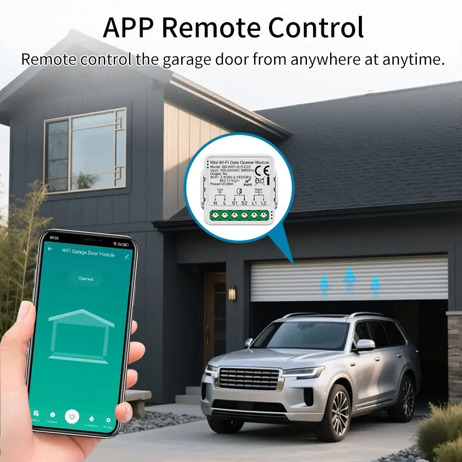 Tuya ZigBee WiFi Garagedeurope - Turnstile Gate Access Control recensie en prijs