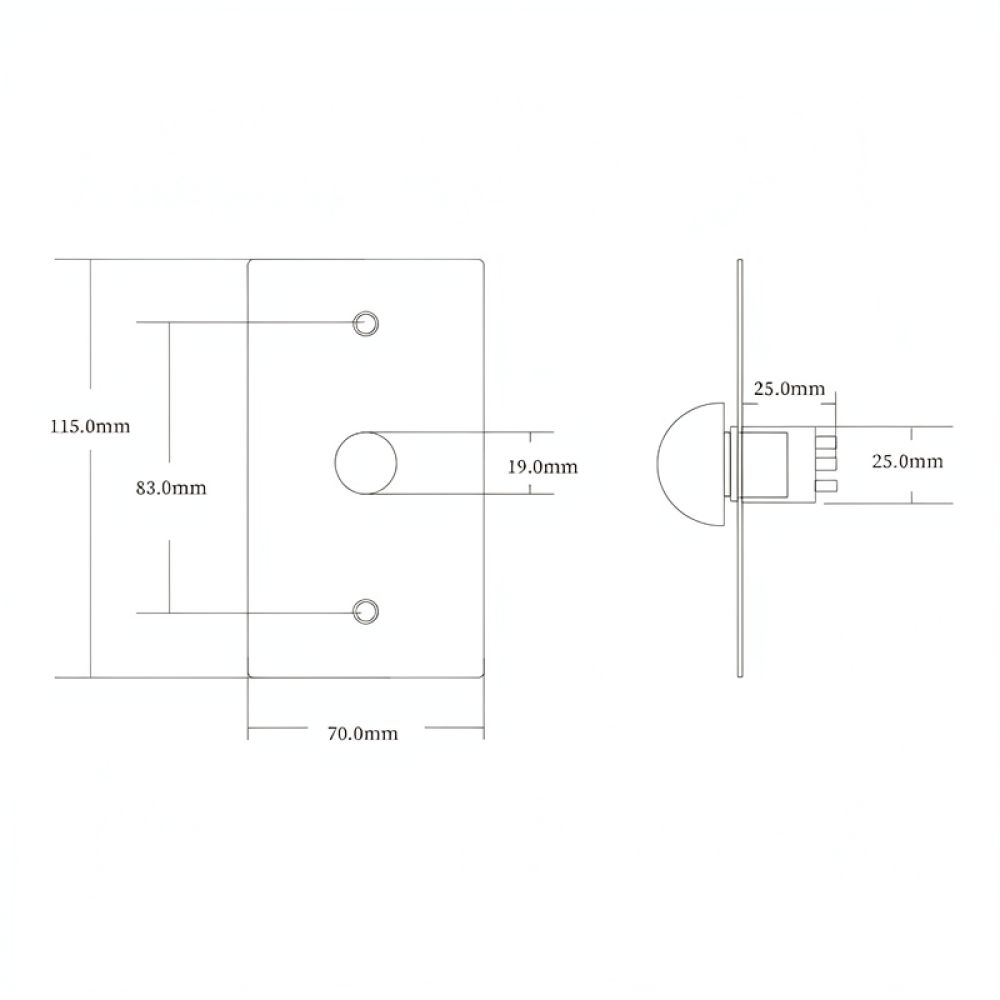 Voor de Feiluotuo S870M1 deurs - Exit Button Push To Release recensie en prijs