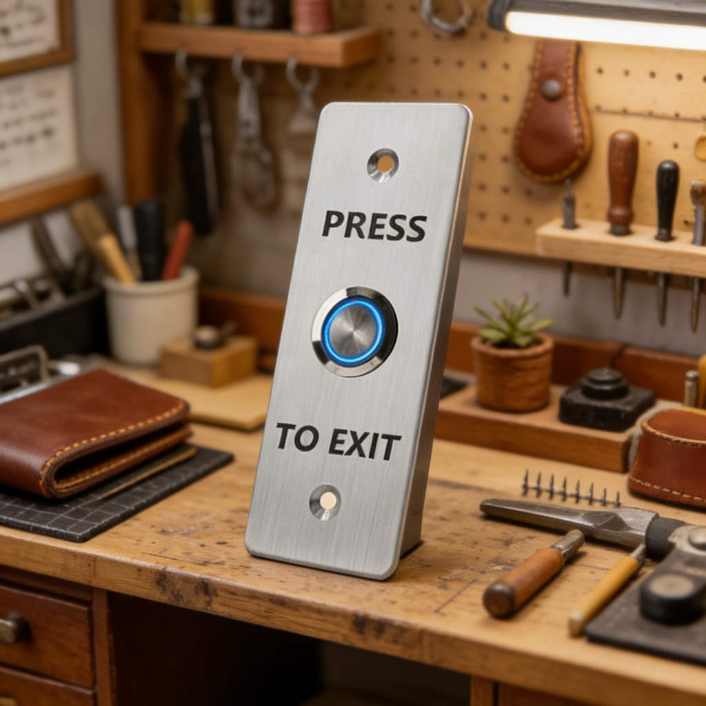 Verlichte toegangscontrole-uit - Exit Button Push To Release recensie en prijs