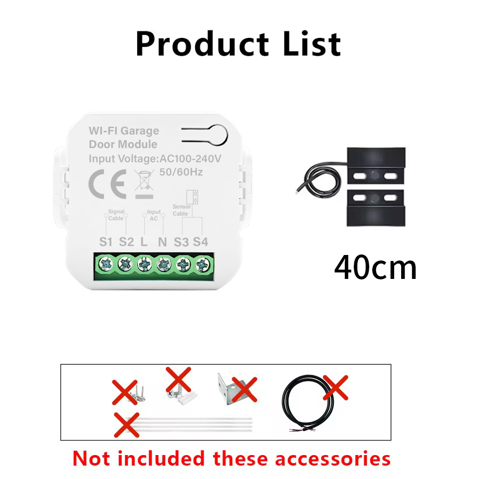 Smart Tuya WiFi Garagedeurscha - Turnstile Gate Access Control recensie en prijs