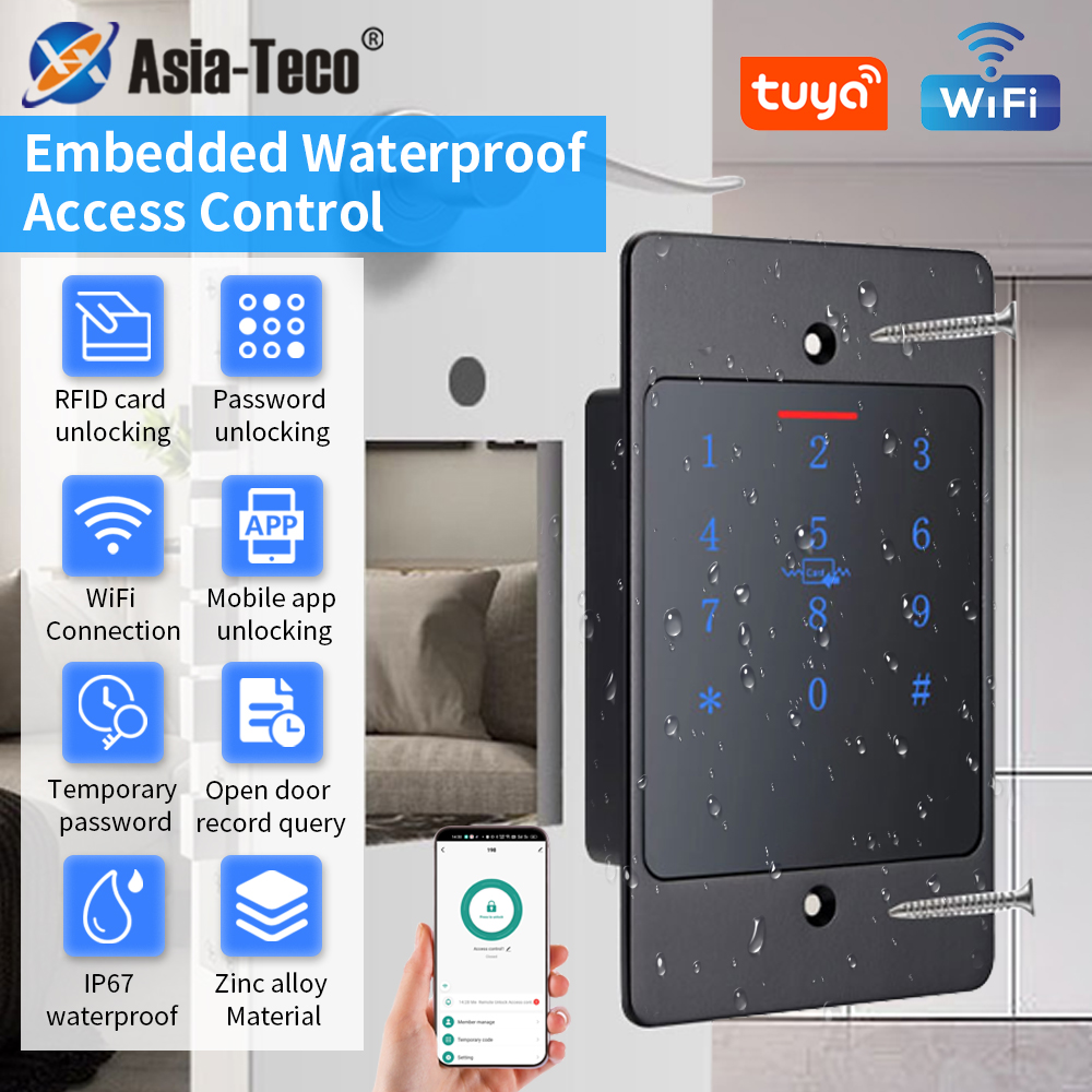 WiFi Tuya Smart Deurslot Toega - Door Access Control Keypad Rfid recensie en prijs