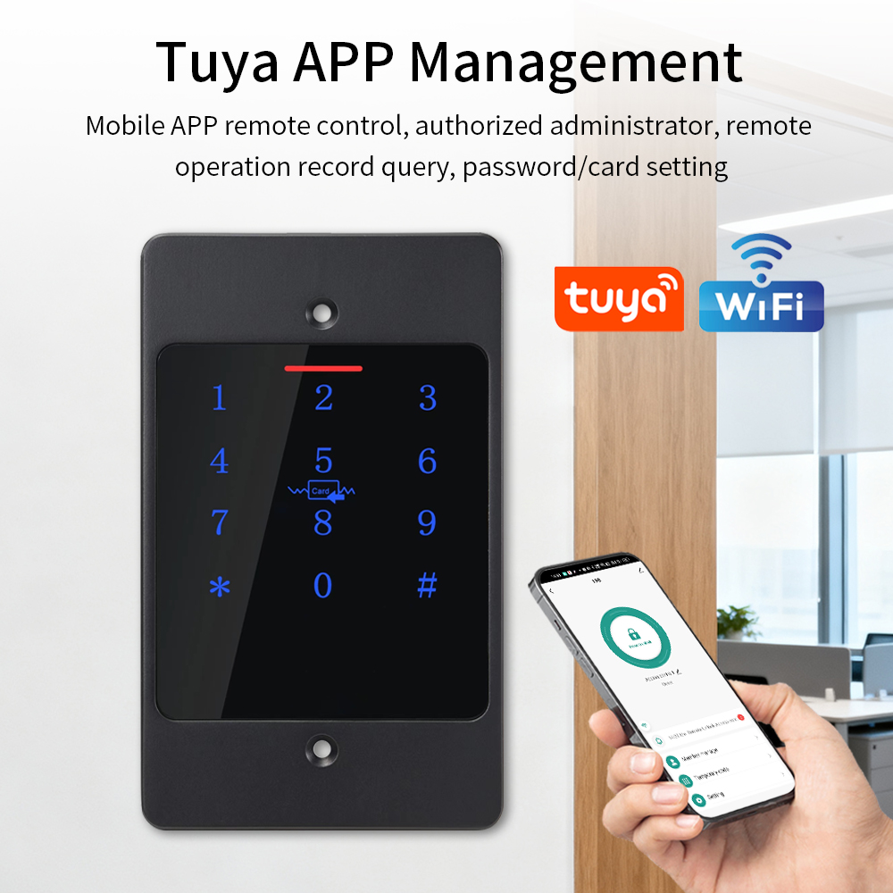 WiFi Tuya Smart Deurslot Toega - Door Access Control Keypad Rfid recensie en prijs