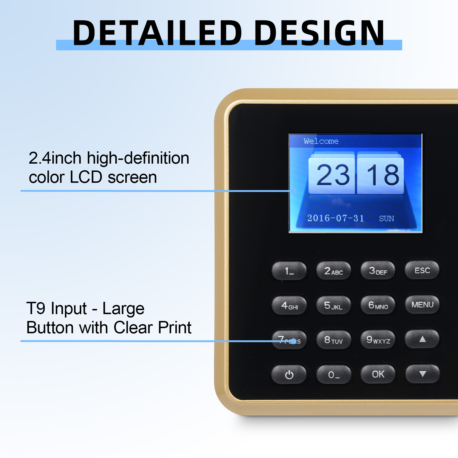 Biometrische tijdregistratiema - Biometric Time Attendance Machine recensie en prijs