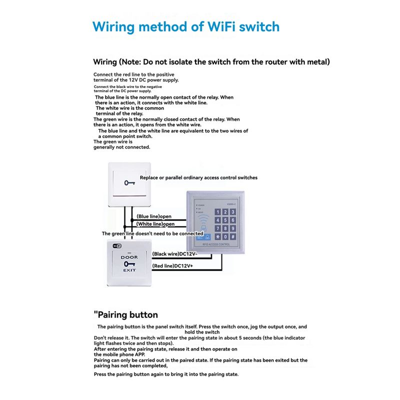B27B Wifi Voor Deuropening Dra - Exit Button Push To Release recensie en prijs