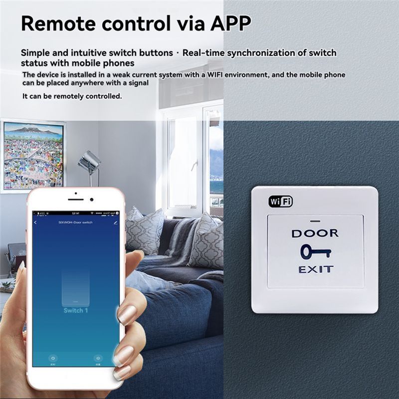 B27B Wifi Voor Deuropening Dra - Exit Button Push To Release recensie en prijs