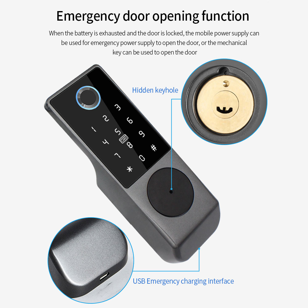 TUYA WIFI Smart Deurslot Vinge - Fingerprint Access Control Door recensie en prijs