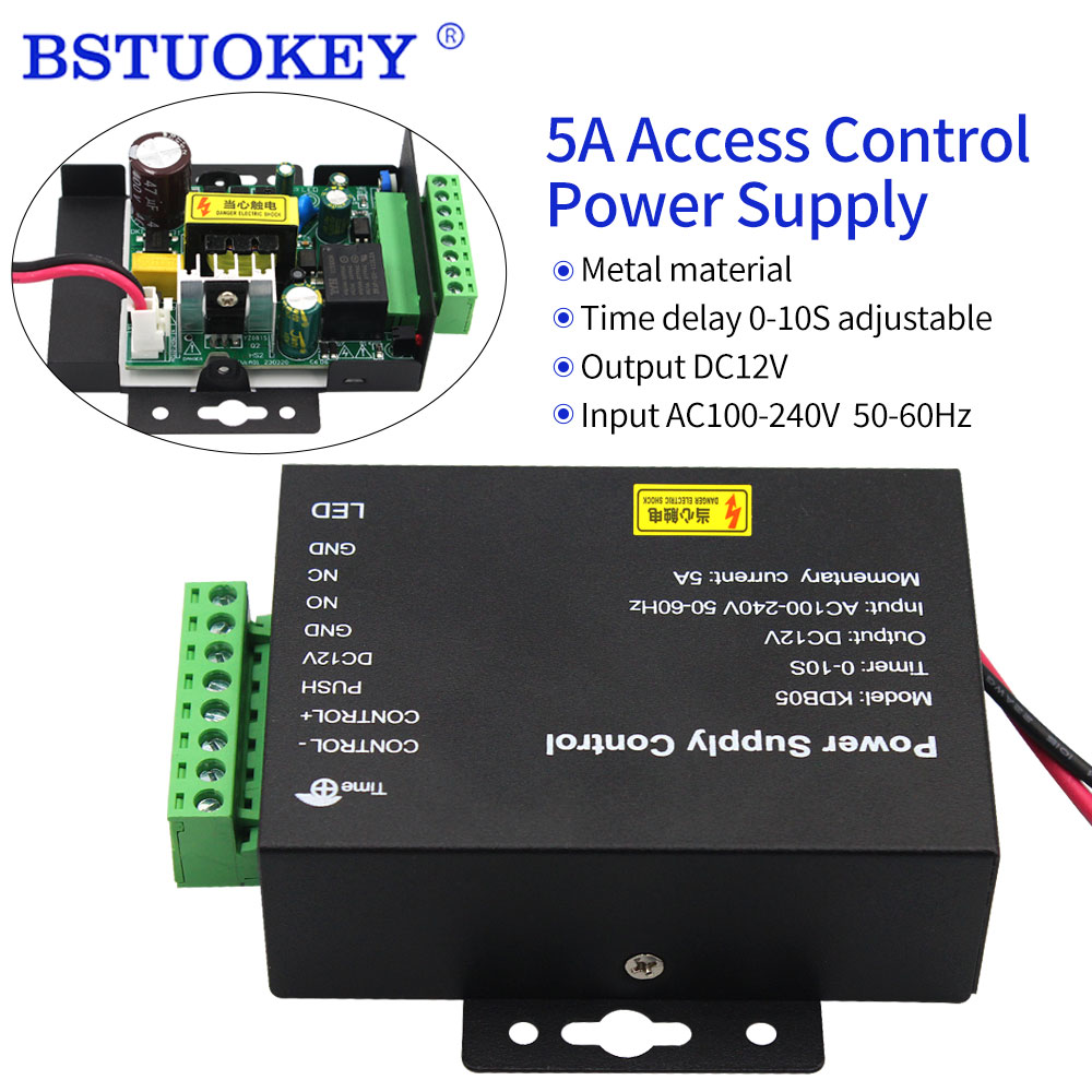 12V Dc Toegangscontrole Voedin - Access Control Power Supply 12V 5A recensie en prijs