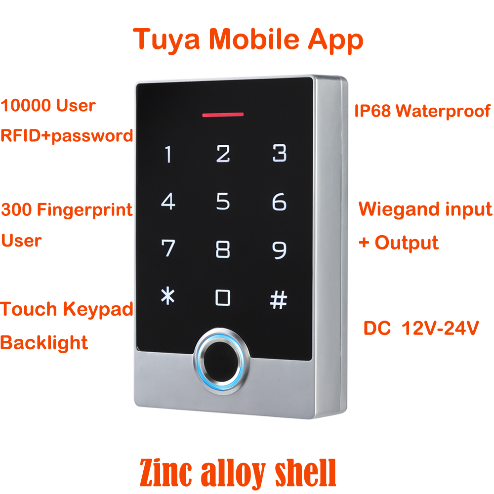 WIFI Tuya Smart Deurslot Water - Door Access Control Keypad Rfid recensie en prijs