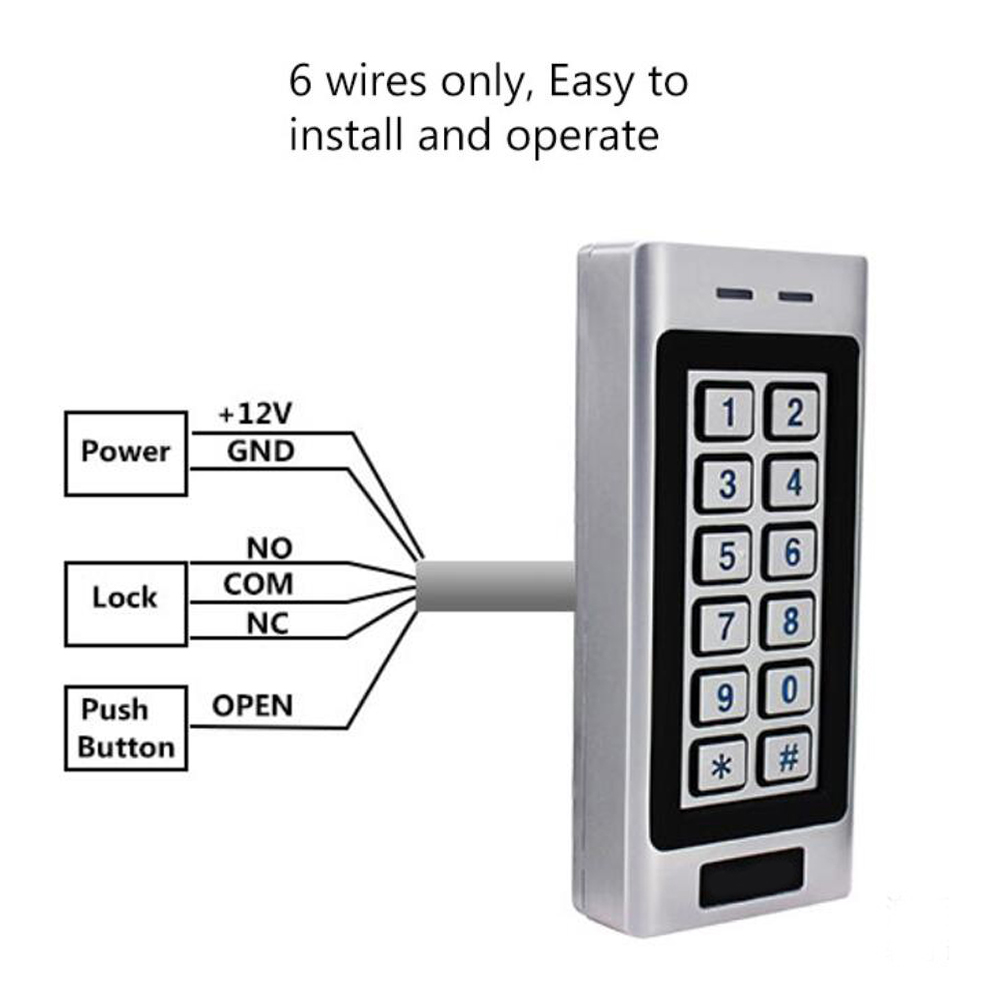 1000 gebruikers Elektronisch D - Access Control System Rfid Kit recensie en prijs