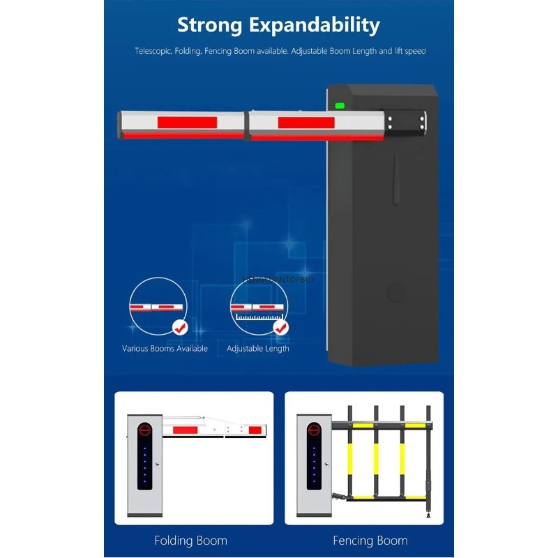 Intelligent parkeersysteem hek - Gate Barrier Parking System recensie en prijs