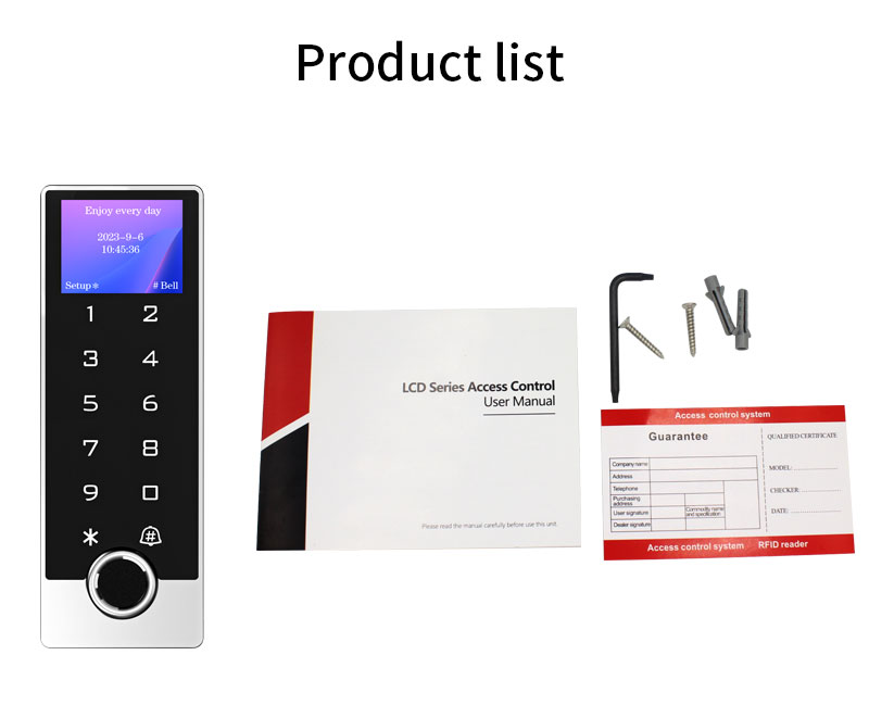 Ondersteuning van de tuya-app  - Door Access Control Keypad Rfid recensie en prijs