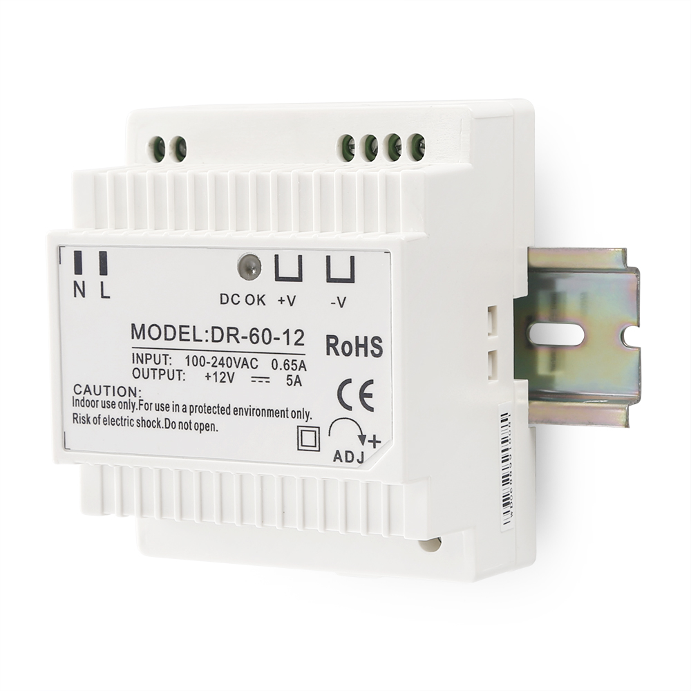 Beveiligingsvoeding DIN-rail 1 - Access Control Power Supply 12V 5A recensie en prijs