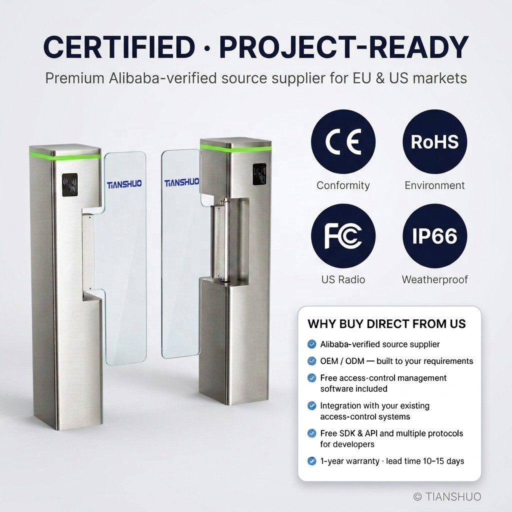 Draaipoort met toegangscontrol - Turnstile Gate Access Control recensie en prijs