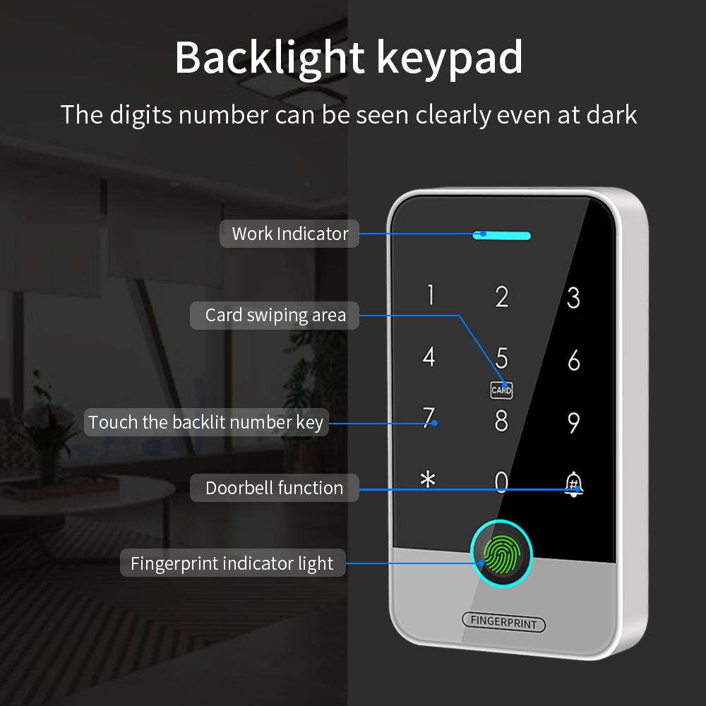 Ondersteuning Tuya App 125Khz  - Fingerprint Access Control Door recensie en prijs
