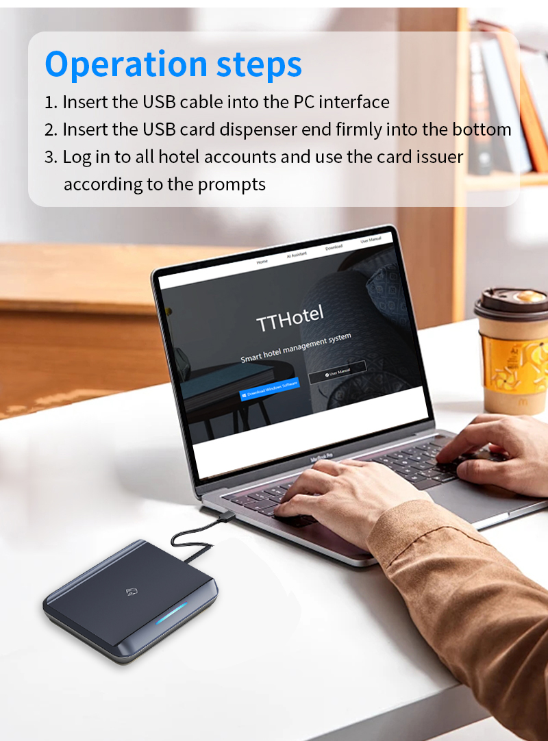 E5SN USB RFID M1 S50 Kaart Enc - Hotel Lock Card System recensie en prijs