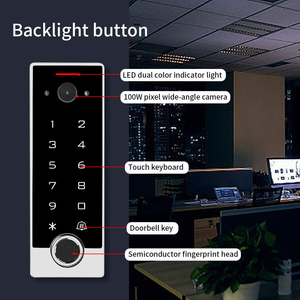 Video-intercom WiFi Vingerafdr - Fingerprint Access Control Door recensie en prijs