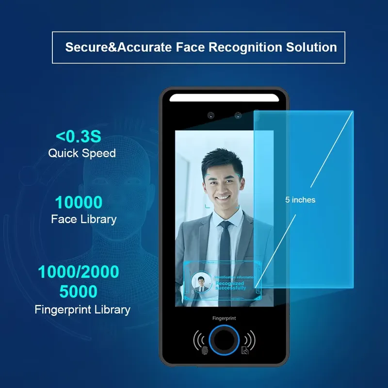 2026 Nieuwste AI Biometrische  - Biometric Time Attendance Machine recensie en prijs