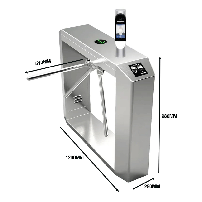 Hoge doorstroomsnelheid, taill - Turnstile Gate Access Control recensie en prijs