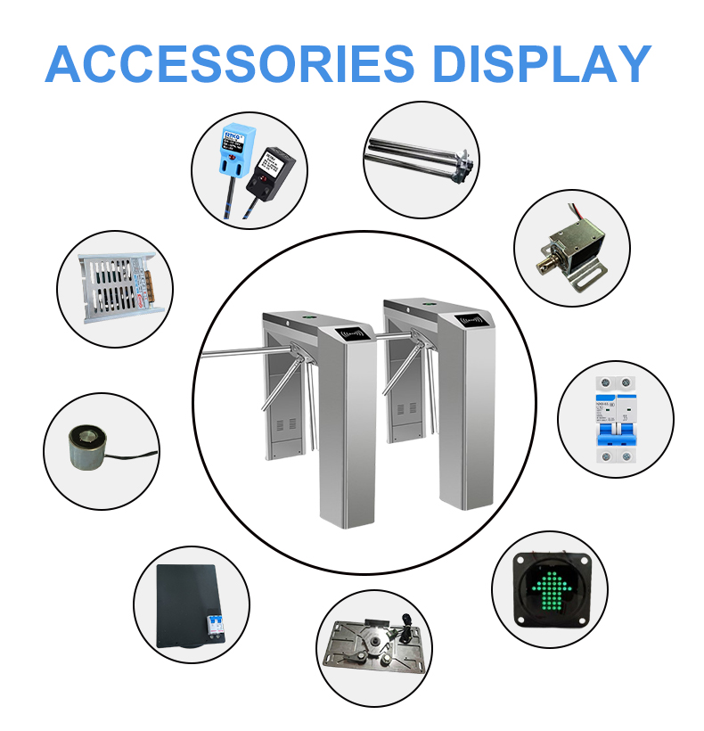 Hoge doorstroomsnelheid, taill - Turnstile Gate Access Control recensie en prijs