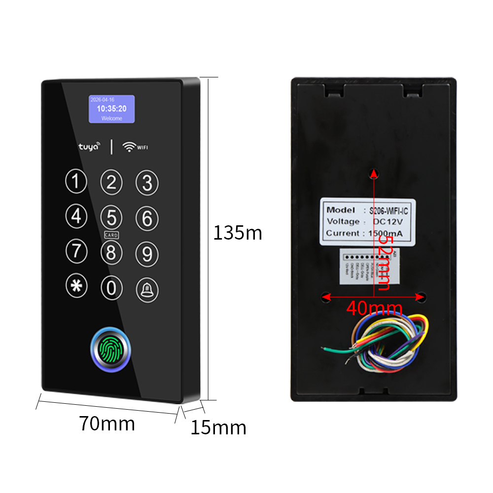 Wifi Vingerafdruk Toegangscont - Fingerprint Access Control Door recensie en prijs