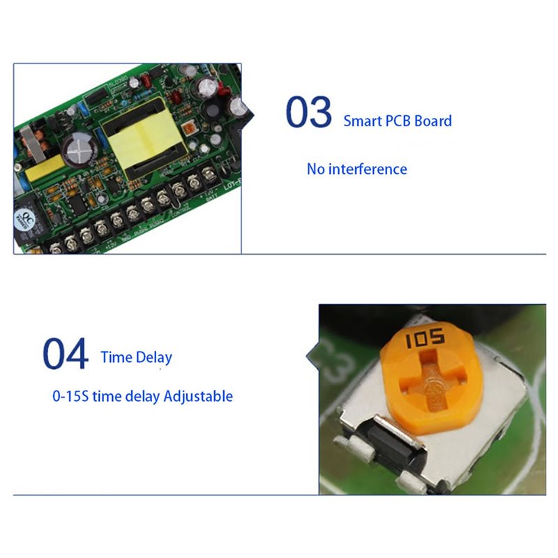 A24U DC 12V 5A voeding voor el - Access Control Power Supply 12V 5A recensie en prijs