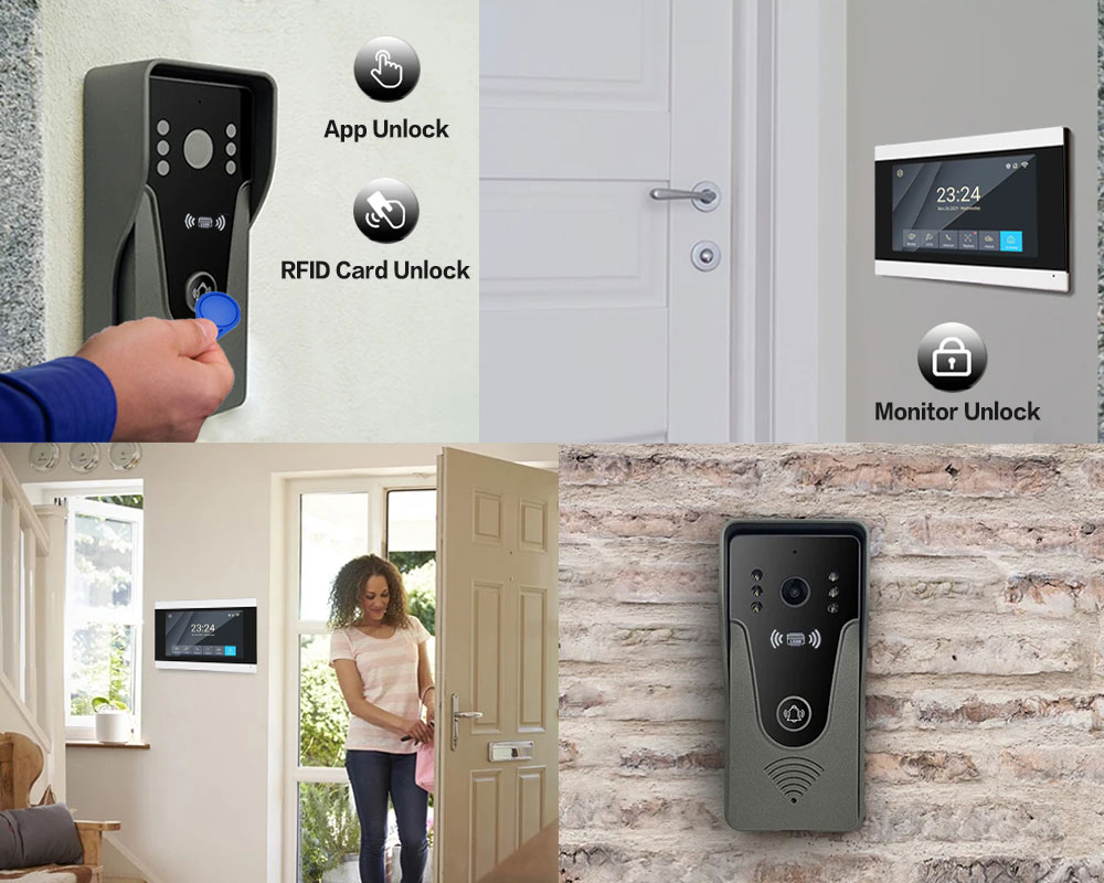 Tuya 1080P 7 inch kleurenaanra - Access Control System Rfid Kit recensie en prijs