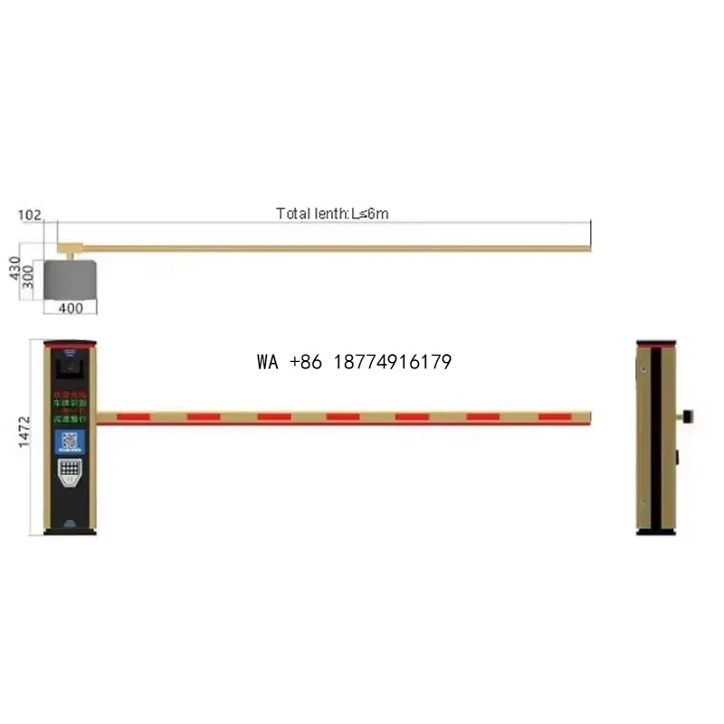 wmwmnu Geïntegreerd 5MP ANPR L - Gate Barrier Parking System recensie en prijs