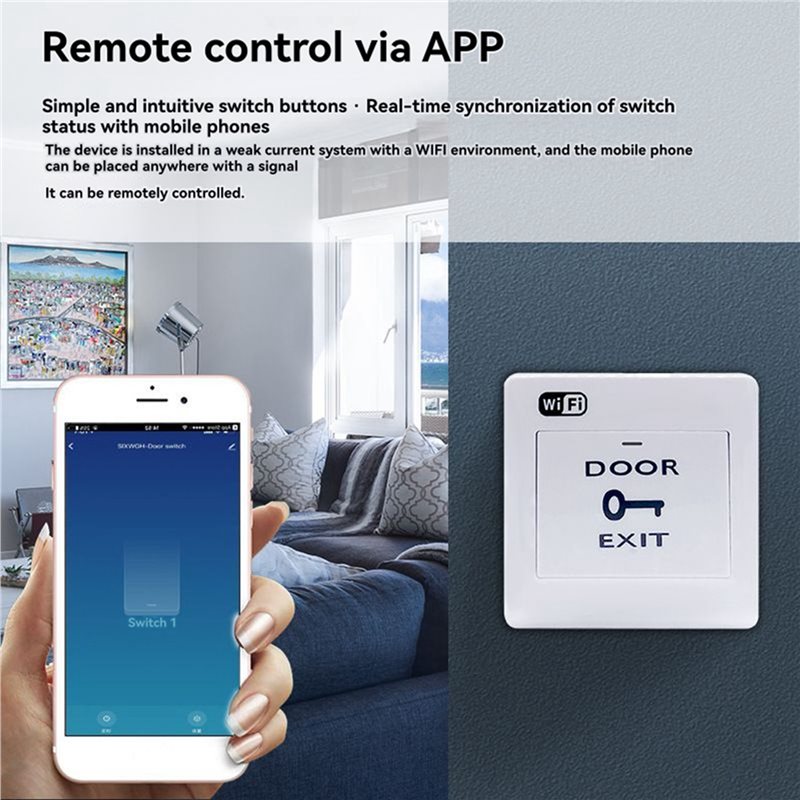B44C 2X Tuya Smart Life Wifi D - Exit Button Push To Release recensie en prijs