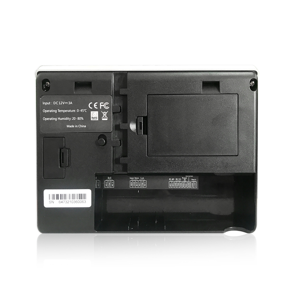 Ingebouwde batterij, grote cap - Face Recognition Access Control Terminal recensie en prijs
