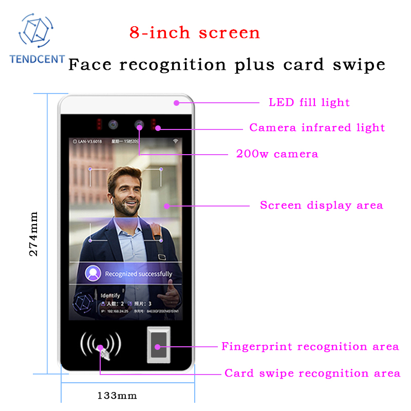 Tendcent Biometrische Gezichts - Face Recognition Access Control Terminal recensie en prijs